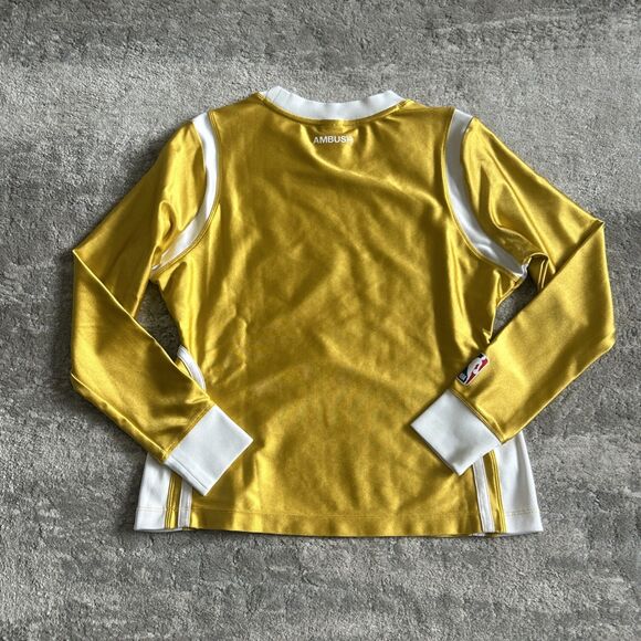 Nike x Ambush NBA Womens Jersey Top Large Lakers Mineral Gold Yellow DB1613-723 - Picture 9 of 11